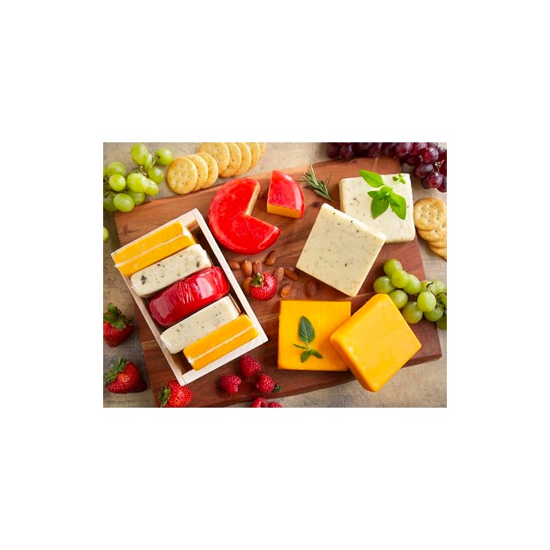 Wisconsin Nibbler Jack Cheese Gift Crate | Authentic Gourmet Wisconsin