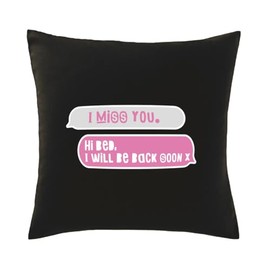 Hippowarehouse Hi Bed, I will be back soon x Printed bedroom accessory cushion cover case 41x41cm