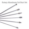 kimllier 6Pcs 10mm Rotary Aluminum Cut Burr Set 6mm 1/4