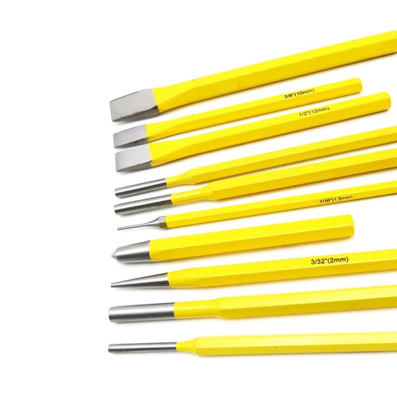 5Pcs Punch and Chisel Set with Taper Pin Cold Chisels
