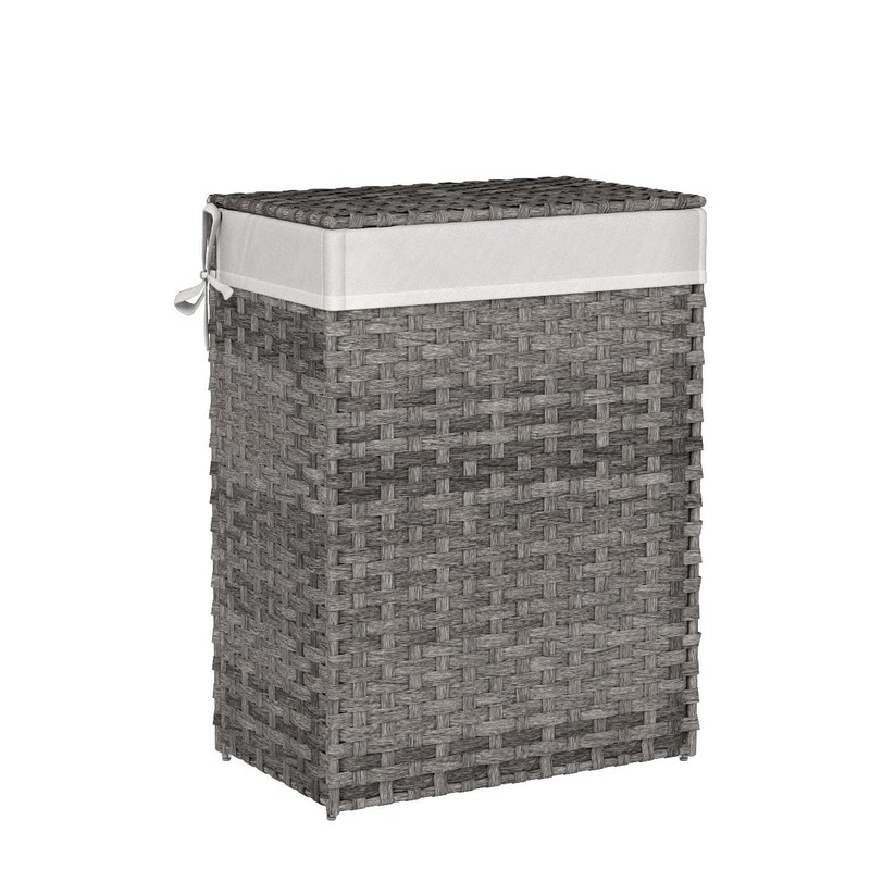 SONGMICS Laundry Hamper with Lid, 23.8 Gallon (90 L) Synthetic