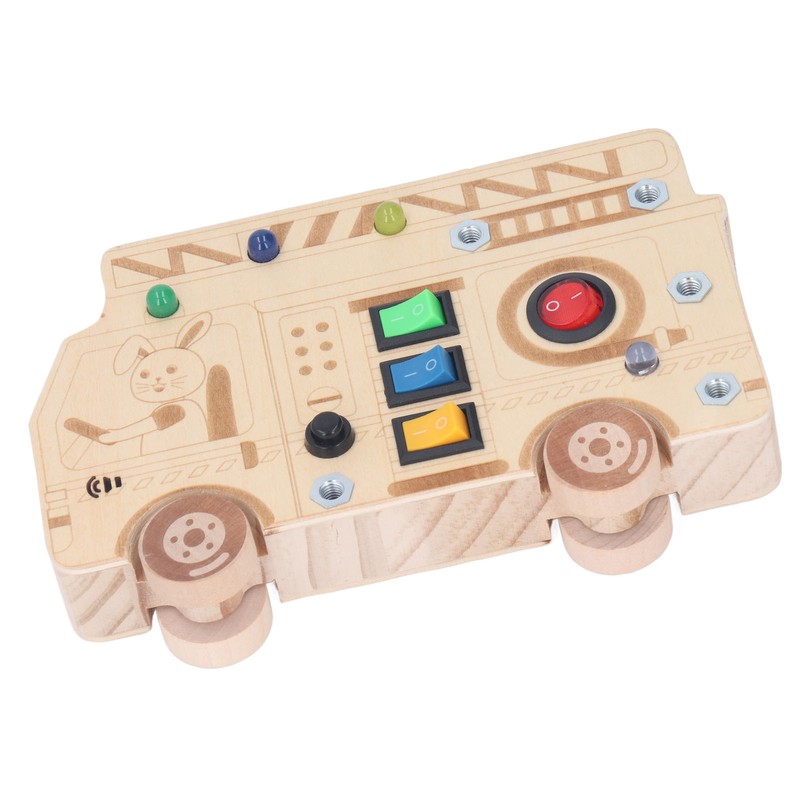 Light Up Switch Sensory Toy Simulation Learning Traffic Rules Exercise