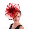 SAFERIN Fascinator Hair Clip Hat Bowler Kentucky Derby Cocktail Feather