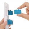 tunghey Ethernet Wall Plate 4 Port,Cat 6 Wall Plate Female-Female