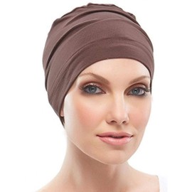 Bundle - 2 Items: The Sleep Cap Large by Jon Renau Headcovers (item #1), Christy's Wigs Q & A Booklet (item #2) - Color: Heather Gray