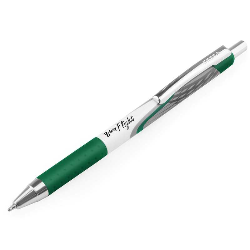 Zebra Classic Z-Grip Flight Ballpoint Pens - 1.2mm - Green