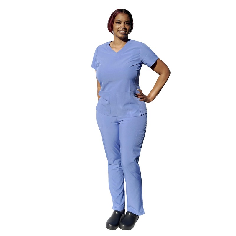 ANGIE UNIFORMS YOGAFLEX Soft & Stretchy Scrub Set for Women.
