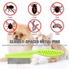 BENSEAO Flea Comb for Cats Dog Comb Lice Comb Metal