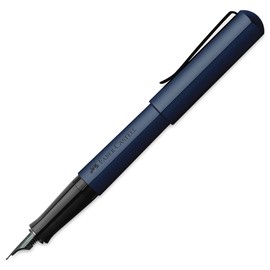 FABER-CASTELL Hexo 150540 Fountain Pen, Nib Width M, Blue, Pack of 1