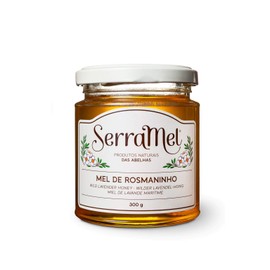 SerraMel - Wild Lavender Honey - 100% Biologic - Mel de Rosmaninho - Product of Portugal - 300g