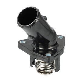 HEROFFIX Engine Coolant Thermostat Housing Assembly Replacement for Lexus IS250 2006-2015, 1603131020 Metal Black 1Pc