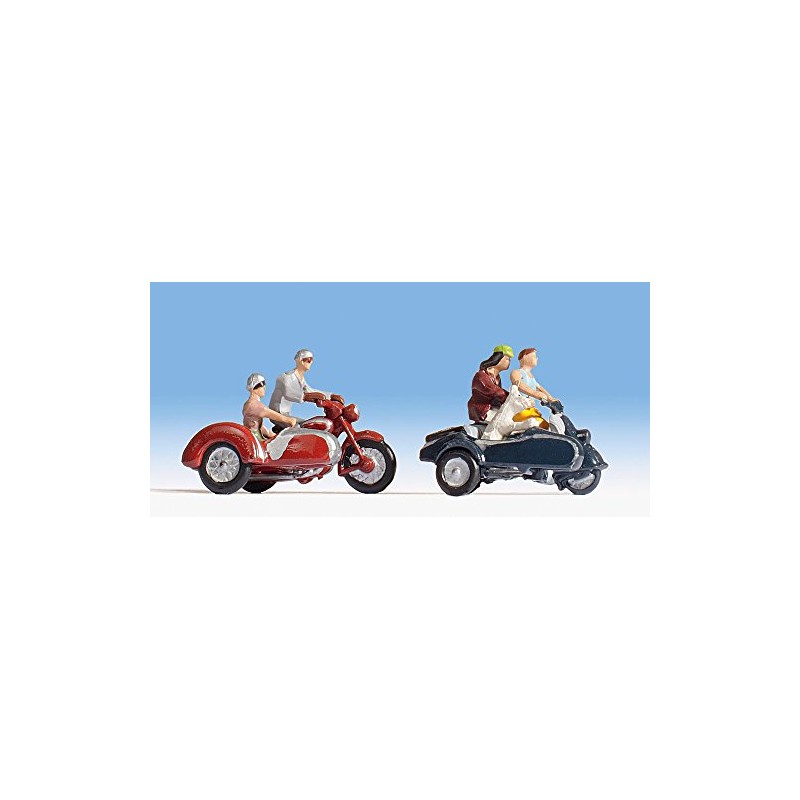 NOCH 15905 HO motor cyclists figures