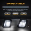 DERMOKA LED License Plate Lights with Metal Retainer Clips For