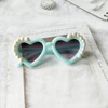 Ridering Toddle Girl Peal Heart Sunglasses,UV 400 Protection for Toddler