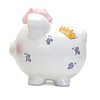 Child to Cherish Ceramic Piggy Bank for Girls, Princess Castle