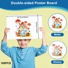 100 Pcs 12" x 18" Poster Board White Poster Board