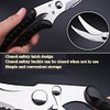 Limeow Poultry Scissors, Sharp Poultry Scissors, Kitchen Scissors, Stainless Steel,