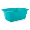 Comfort Axis Rectangular Plastic Wash Basin with Graduations, 7 Quart,
