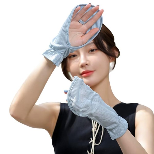 Eukkis UV Protection Hand Cover, Unisex, Short Length Sun Protection