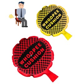 SCJJZ Pack of 2 Cushion Fart Cushions, Fart Cushion for Children, Fart Cushion Toy, Fart Cushion, Self-Inflating Fart Prank, Ideal Joke Gift Toy for Adults Children