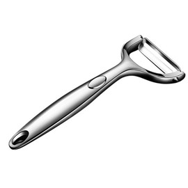 Vroxdrez Der Sparschäler aus rostfreiem Edelstahl - Scharfer Y-Gemüseschäler mit rutschfestem Griff für Kartoffeln, Spargel & Obst (Kartoffelschäler/Spargelschäler/Universalschäler)