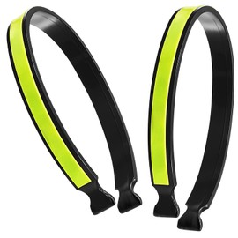 Tabanzhe Bicycle Reflective Cycling Trouser Clips - 2 Piece Set, Lightweight and Durable Cycling Gear, Unisex Elastic Ankle Strap, Bicycle Safety Accessories, Bicycle Gear Bag Strap