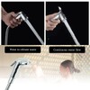 ciciment Chrome Trigger Handheld Shower Head Kit with Hook,59in ABS