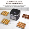 Elite Gourmet EFD809D Food Dehydrator with 5 Stainless Steel Trays,