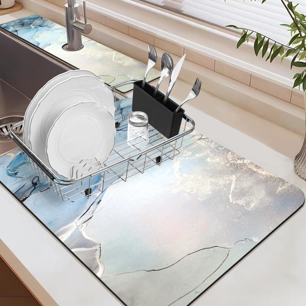 19.5" x 12" Dish Drying Mat & 24" x 5.5"