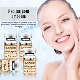 BB Booster Serum Kit Serum Hyaluronic Acid Essence Skin Care Kit, EGF Peptide Gold Ampoule 0.27oz 12 Vials,Facial Treatment Serum Increases skin elasticity BB Radiance Facial Serum Kit