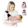 Cangurera Portabebés Ergonómico 2 Pcs Transpirable Canguro