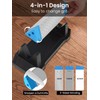 DOWOX Diamond Sharpening Stone Kit, 3 Side Grit 400/1000/8000 Knife