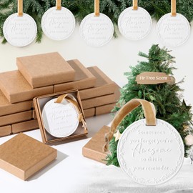 12 Sets Thank You Gifts Christmas Employee Appreciation Gifts Ideas Hanging Ornaments Air Freshener Scented with Box Sometimes You Forget You are Awesome Hanging Christmas Ornament for Coworkers