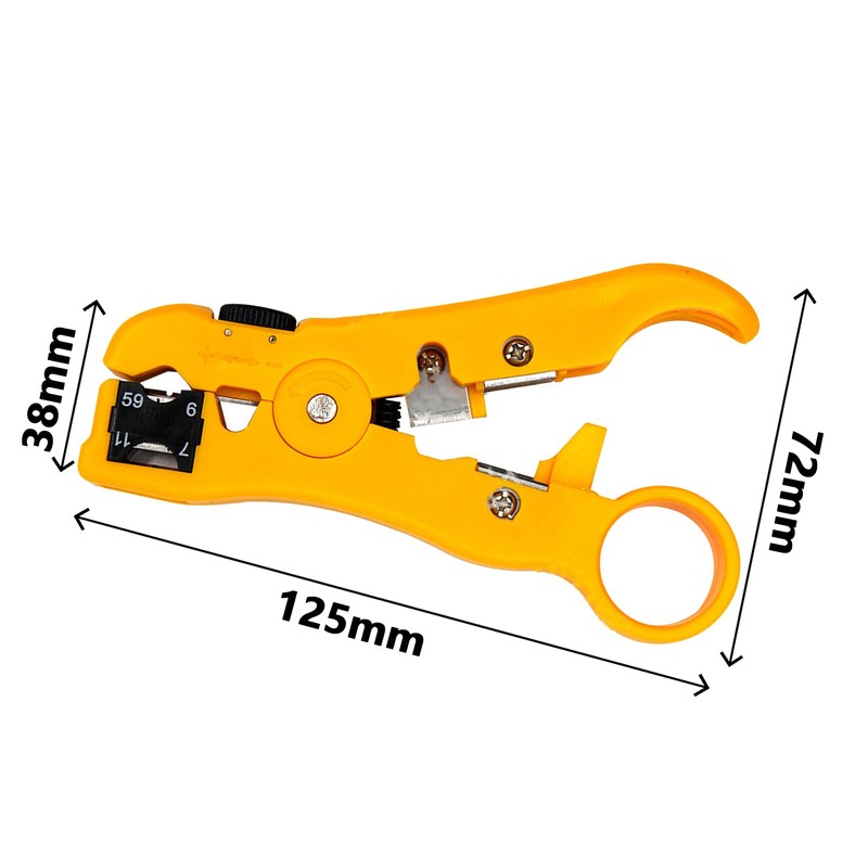 125mm Coaxial Cable and Data Cable Stripping Tool Coaxial Cable