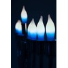 The Dreidel Company Menorah Bulbs, 10 Blue and White Electric