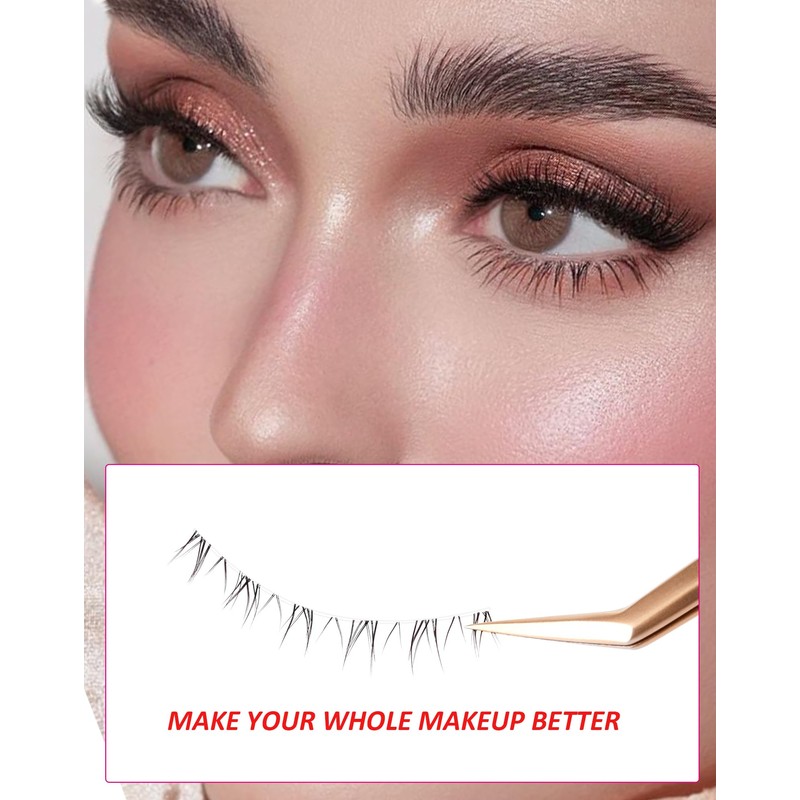Onlyall Eyelashes False Bottom Lashes Lower Lashes Fake Bottom Eyelashes
