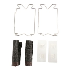 2 Sets Trash Bag Holder Elegant Stylish Strong Load Bearing Rustproof Hanging Rubbish Bag Holder for Kitchen