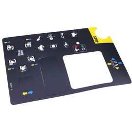 Platform Control Panel Decal 82417 82417GT 82417 C for Genie GS-2668 RT GS-3268 RT GS-3384 GS-3390 GS-4390 GS-5390
