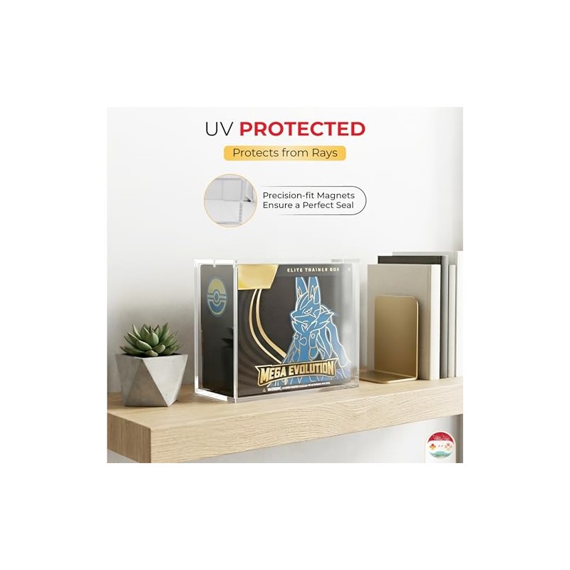 Premium Acrylic ETB Display Case – Thick Crystal Clear Display