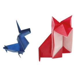 Folia Origami Transparent Folding Paper, 8" x", Assorted Colors, 500 Sheets