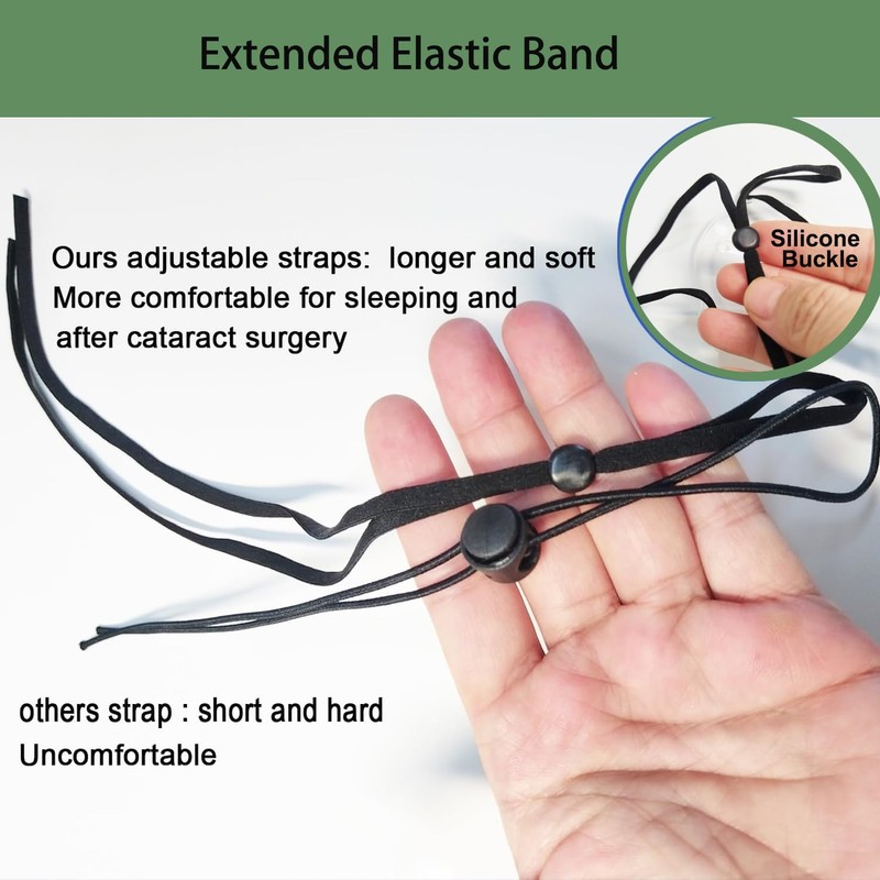 FSJLT 2 Pack Clear Eye Shield after Cataract Surgery,Hard Cataract