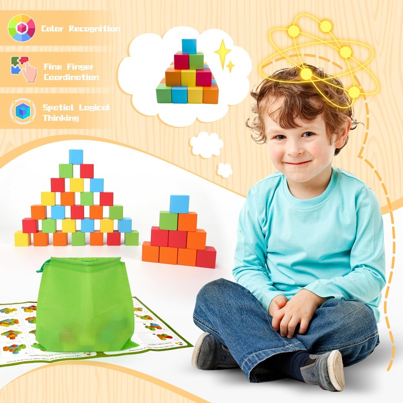 Montessori Educational Toys for 1-2-3-5 Year Olds Boys Girls, 30PCS