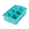 Tulz Mega Ice Block Tray, Silicone, Teal