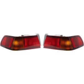 EPIC LIGHTING OE Style Halogen Tail Lights Assembly Replacement for TOYOTA 97-99 CAMRY [ TO2800124 TO2801124 81560AA011 81550AA011 ] Pair