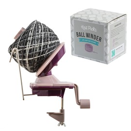 Knit Picks Yarn Ball Winder for Knitting and Crocheting (Purple)