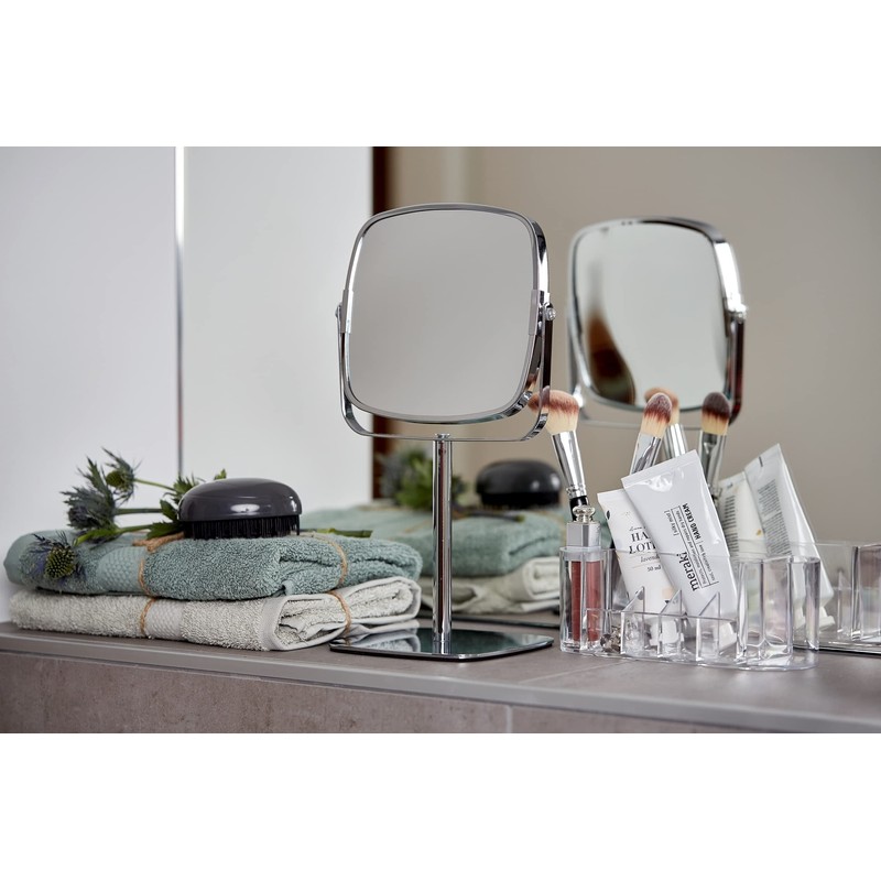 WENKO Kosmetikspiegel Model K Standspiegel Chrom