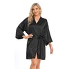 PENGEE Women's Short Kimono Robe Soft Bride Bridesmaid Robes for