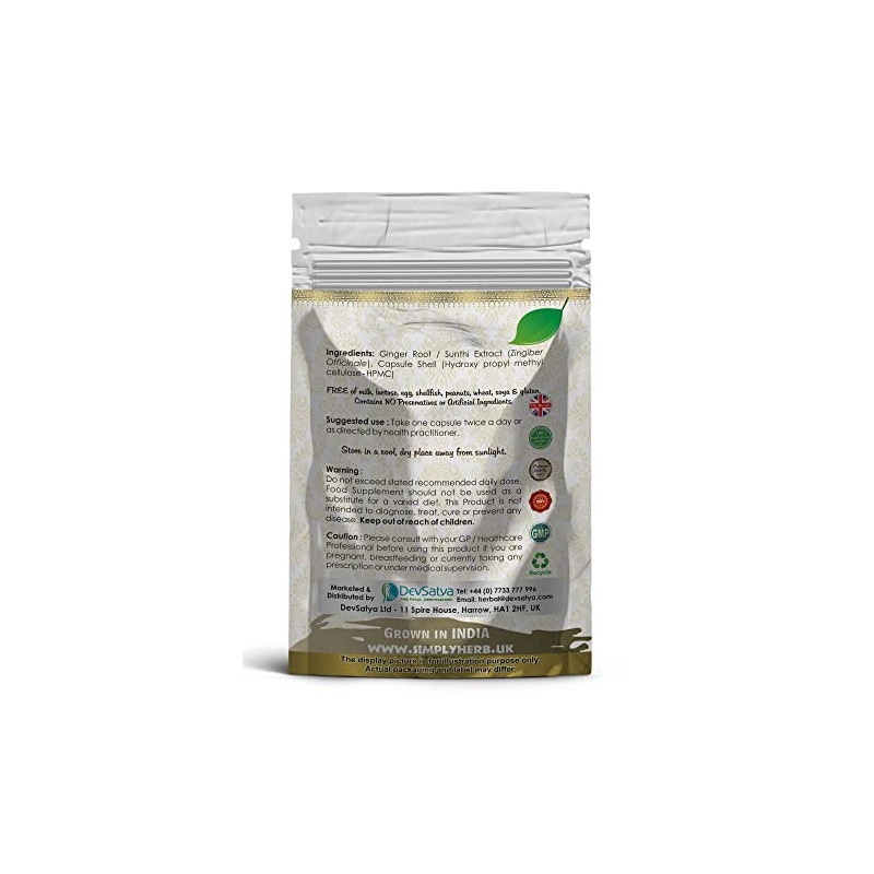 Ginger Root - Sunthi Capsule (60 Capsules)