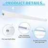 Gisafai 10 Pack Shelf Bracket Adjustable Shelving Brackets Single Track