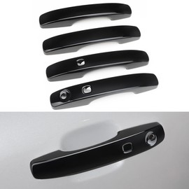 DLOVEG Upgraded Door Handle Cover Compatible for 2024 2025 2026 Ford Ranger XL XLT Lariat Raptor Accessories Door Handle Protectors with 2 Auto Lock Sensors